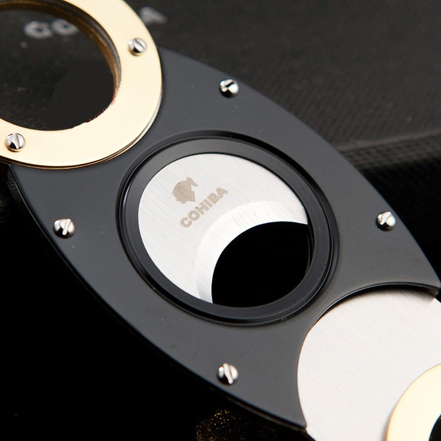 Double Blade Clutch Cigar Cutter