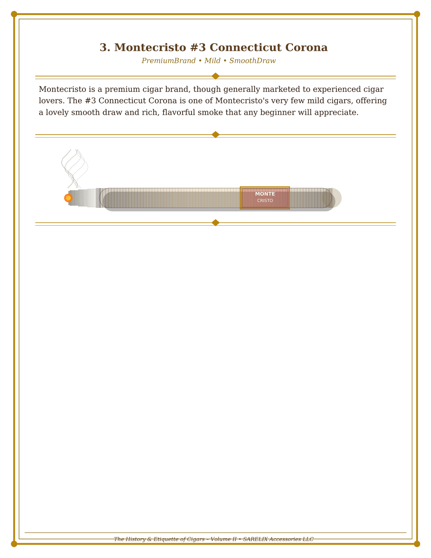 The Etiquette & History of Cigars Vol II