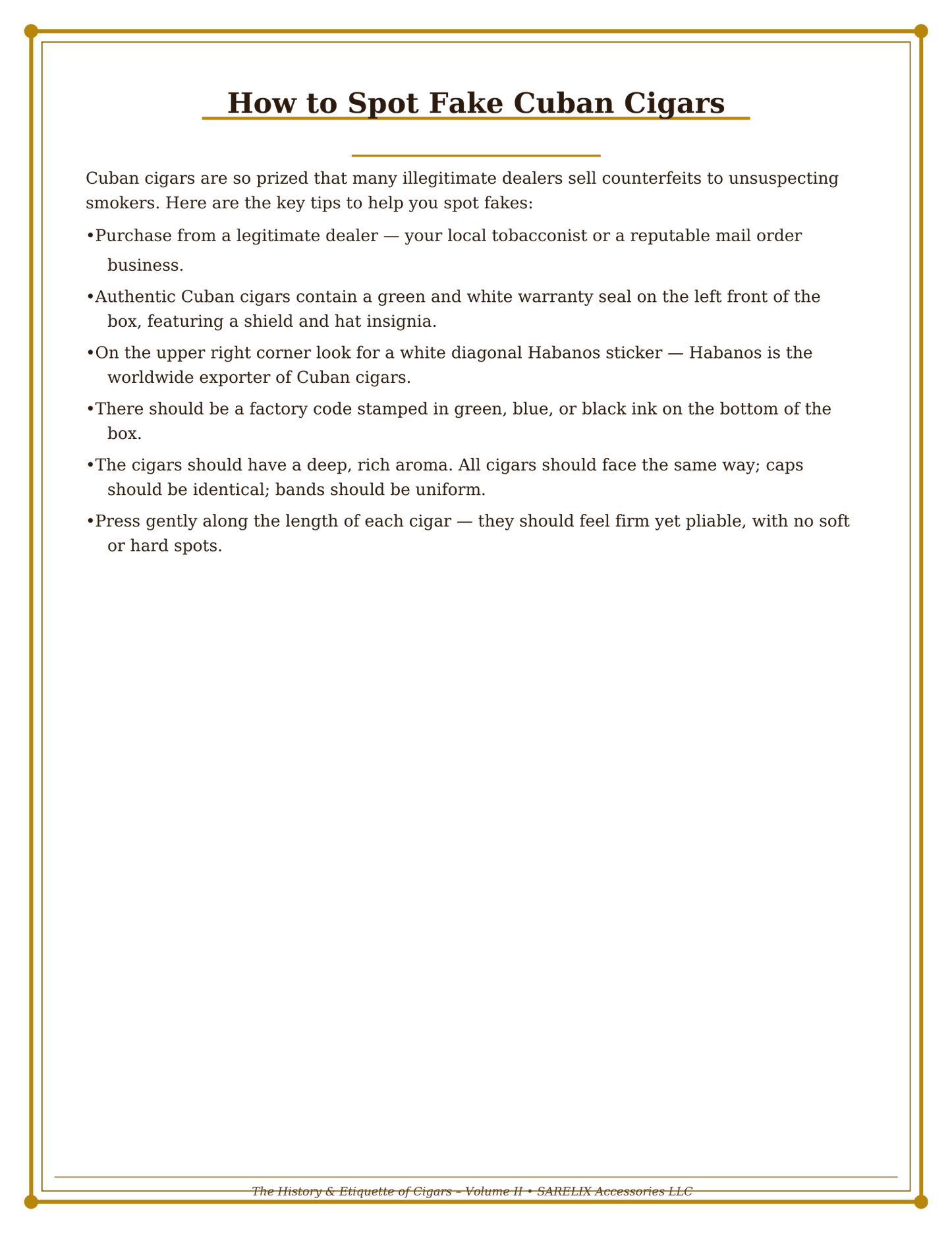 The Etiquette & History of Cigars Vol II