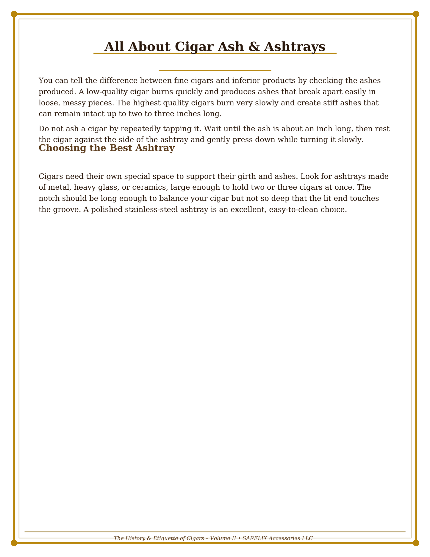 The Etiquette & History of Cigars Vol II