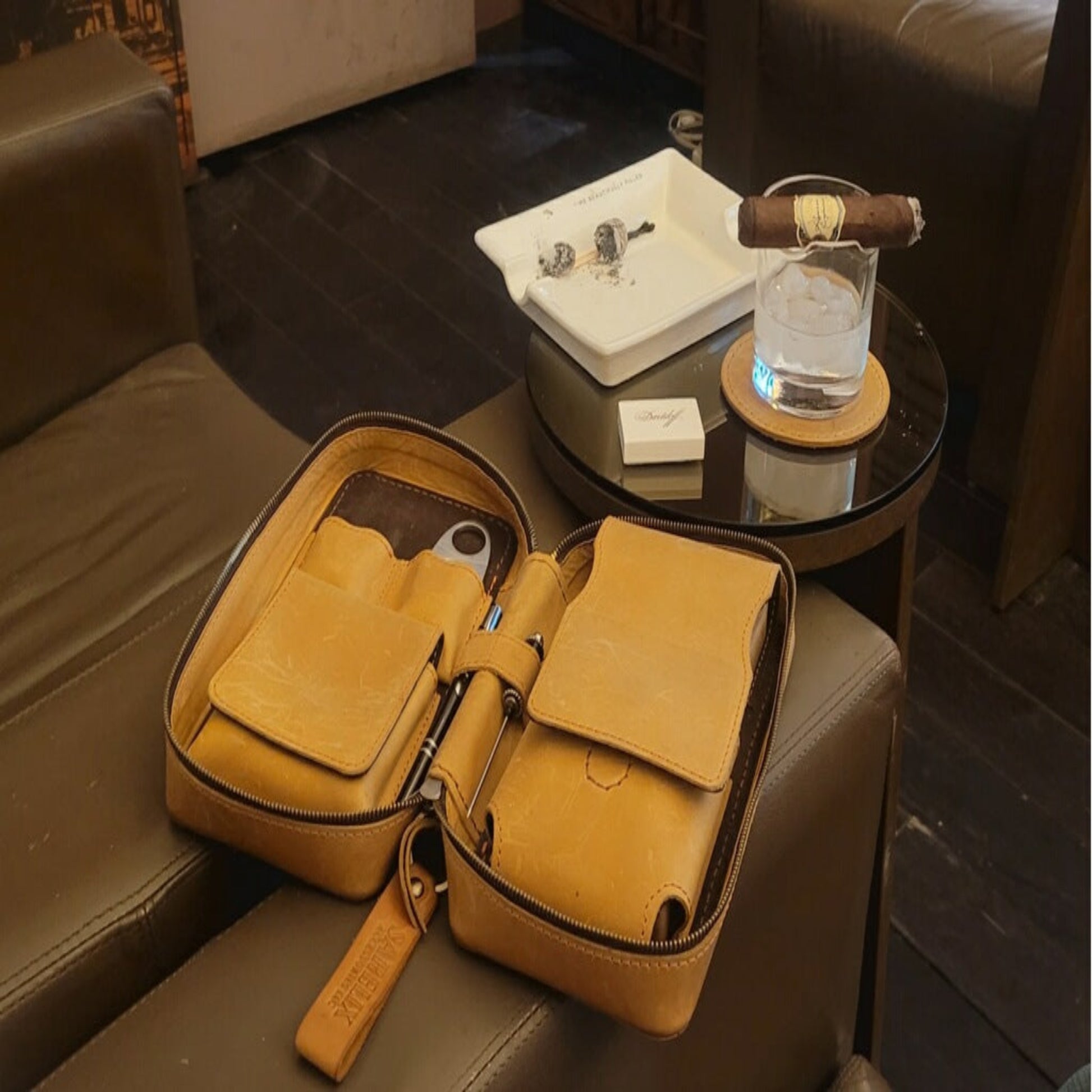 The Logo is the embodiment of the Luxury and Class that SARELIX Accessories LLC hopes to bring and continue to improve upon within the Cigar Culture.