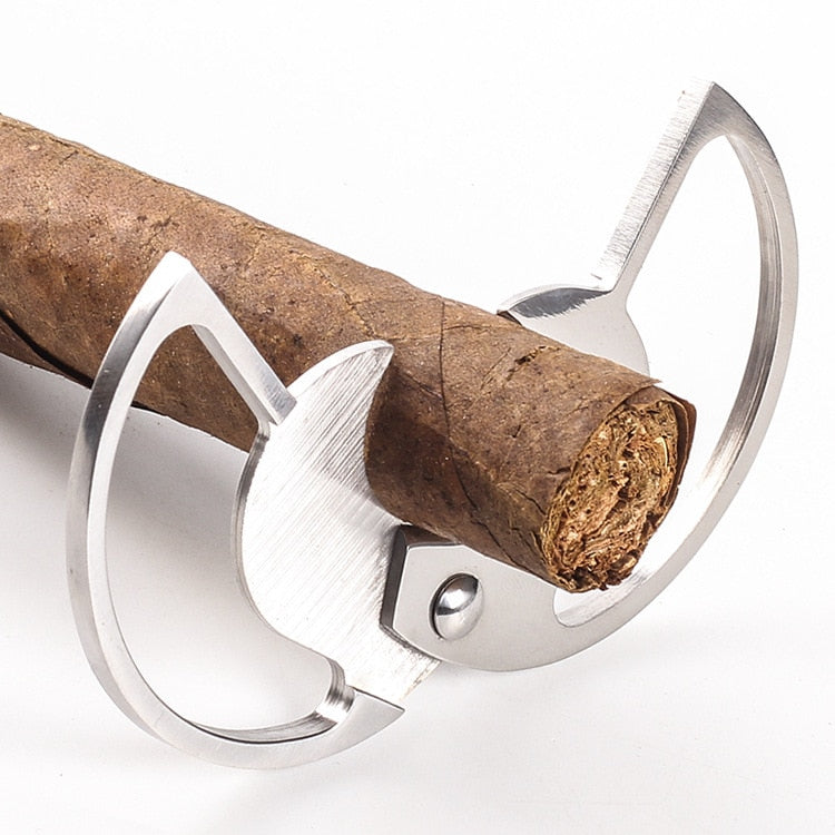 Stainless Steel Round Cigar Cutter